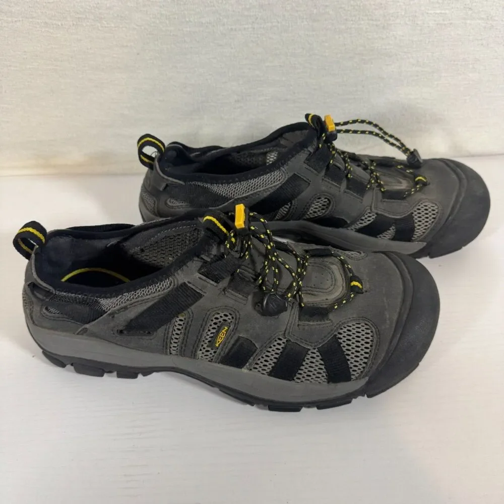 KEEN Arroyo II Sandals Men's Size 10.5 Gray Leather Hiking Water Shoes